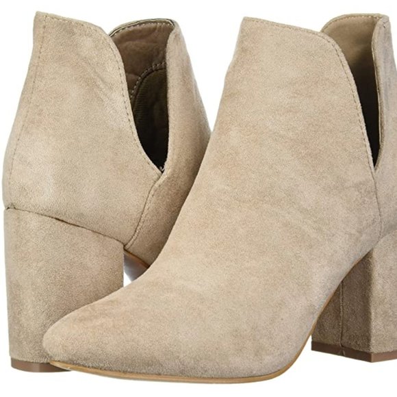 Yoki - Taupe Suede Booties - Picture 11 of 12